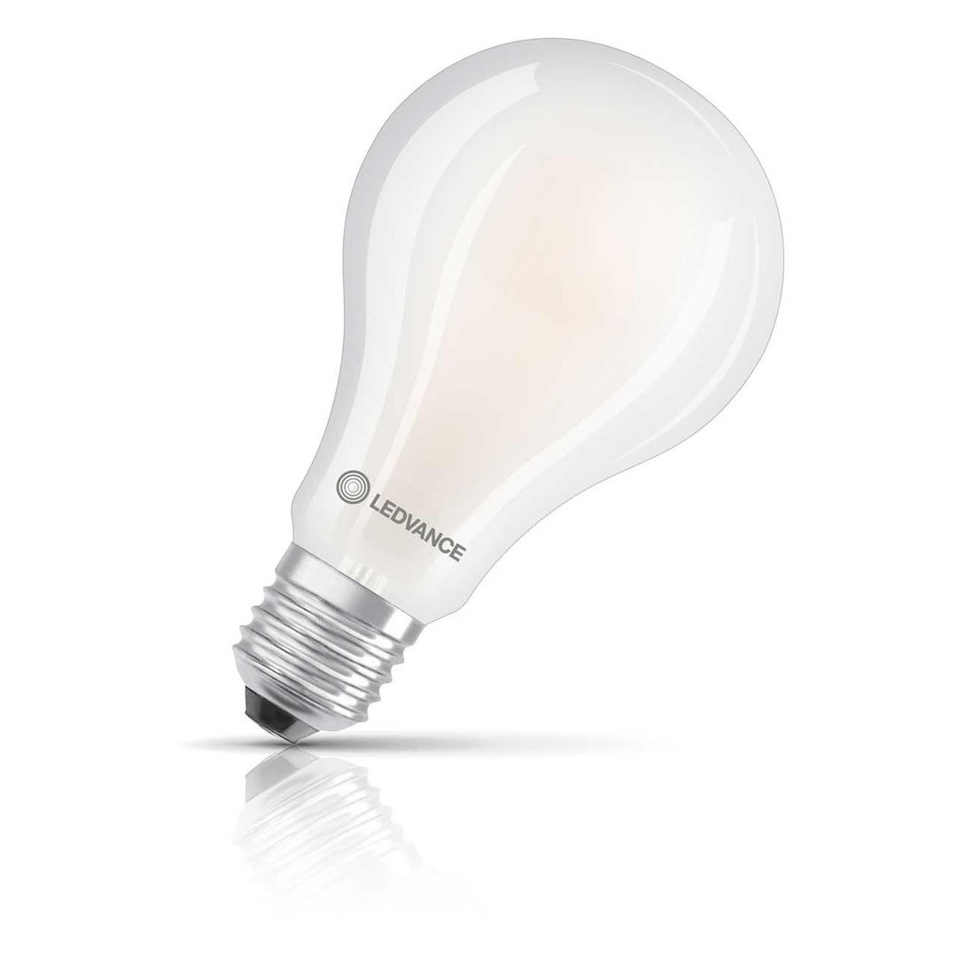 Ledvance LED Filament GLS 24W E27 Performance Class Cool White Frosted (200W Eqv) - Image 1