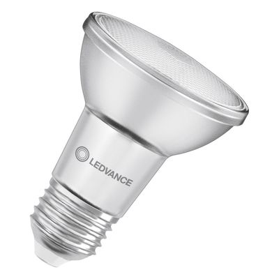 Ledvance PAR20 Reflector LED Light Bulb E27 6.4W (50W Eqv) Dim Warm White Diffused Performance Class Spotlight Screw 36°