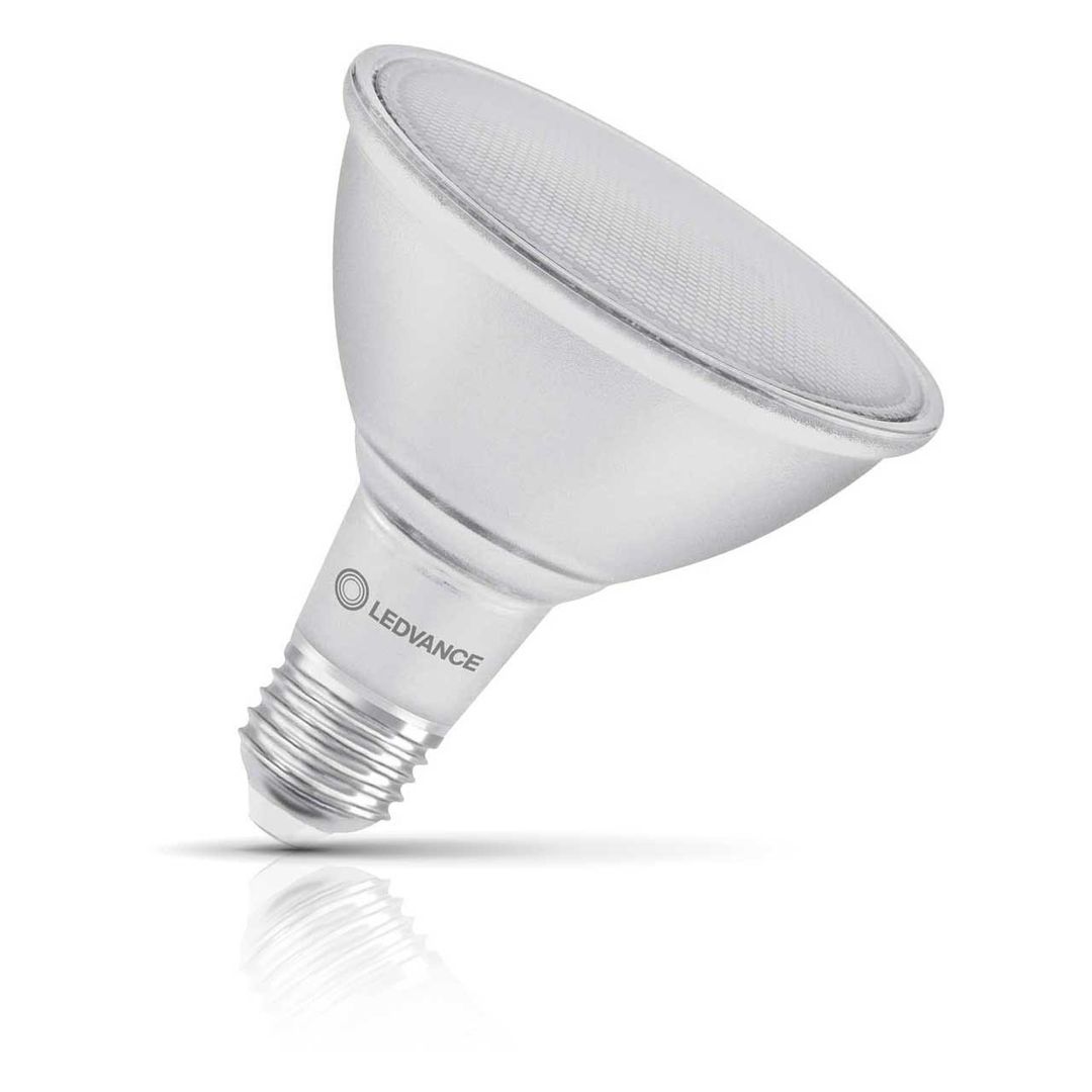 Ledvance LED IP65 PAR38 Reflector 15.2W E27 Dimmable Performance Class Warm White 30° (120W Eqv) - Image 1