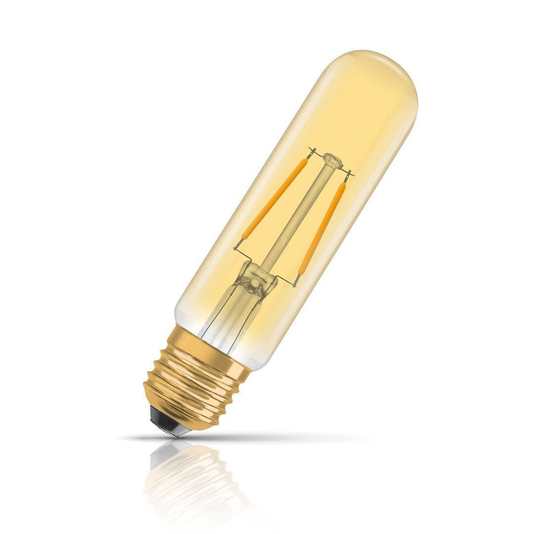 Osram LED Filament Tubular 2.5W E27 Vintage 1906 Extra Warm White Gold - Image 1