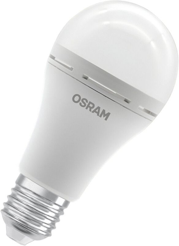 OSRAM LED bulb E27 8W matt 2700K rechargeable battery emergency light - Image 1