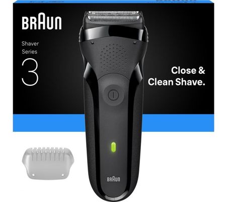 Braun Series 3 300 Electric Shaver, Razor for Men - Black