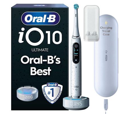 ORAL B iO Series 10 Electric Toothbrush - Stardust White, White
