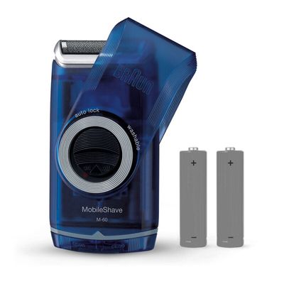 Braun Mobileshave Smart Foil Battery Travel Shaver - Blue