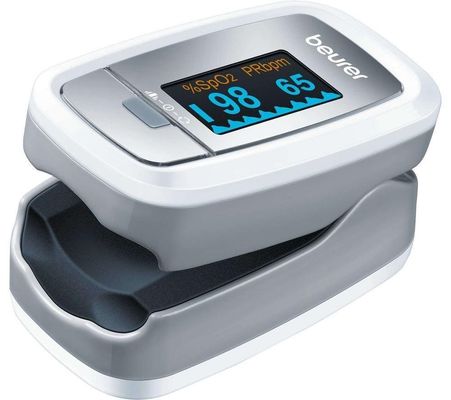 BEURER PO 30 Pulse Oximeter - White & Grey, Silver/Grey,White