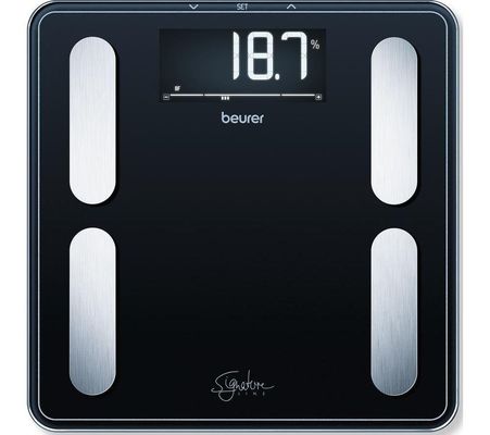 BEURER SignatureLine BF 400 Bathroom Scales - Black, Black