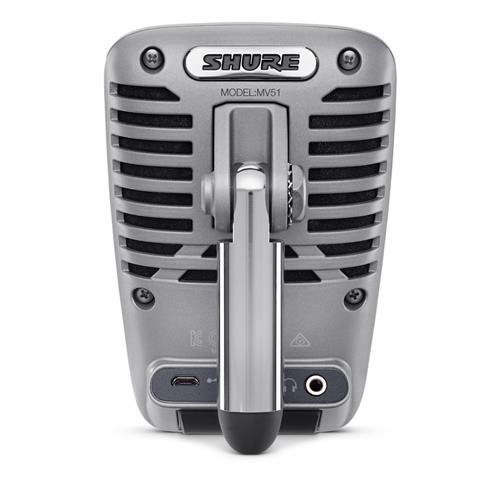 Shure MOTIV MV51 Grey Digital camcorder microphone - Image 1