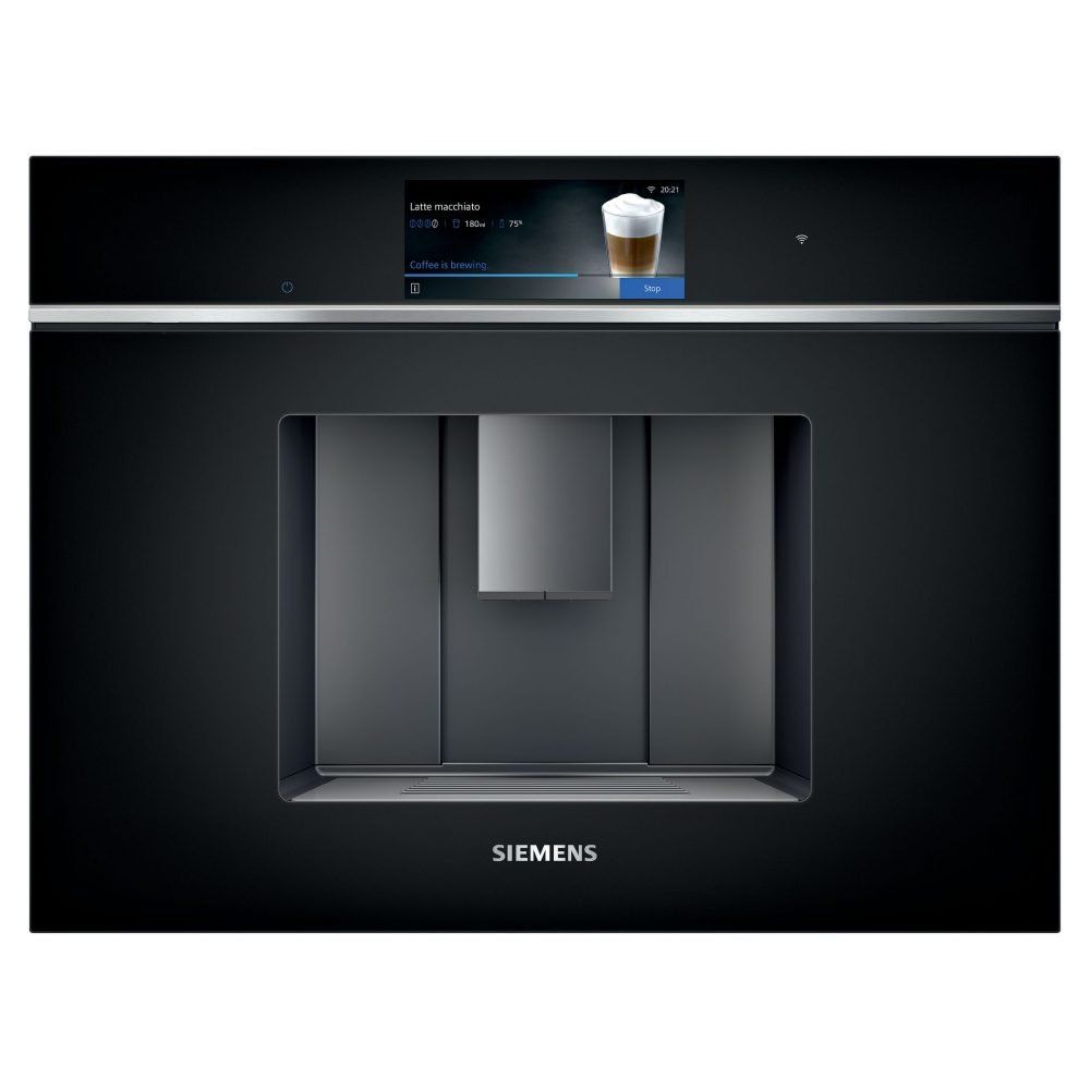 Siemens iQ700 CT718L1B0 Built-in Coffee Centre Black with Steel Trim - Image 1