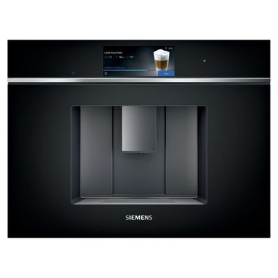 Siemens iQ700 CT718L1B0 Built-in Coffee Centre Black with Steel Trim
