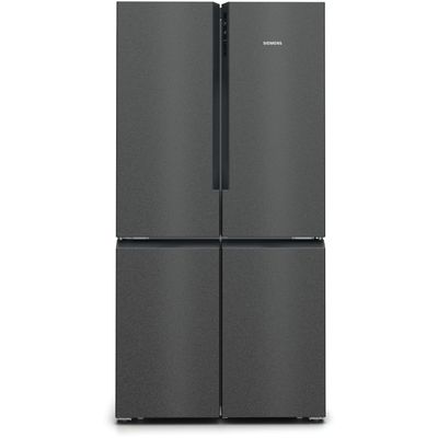 Siemens KF96NAXEAG Four Door Fridge Freezer Non Ice & Water - BLACK STEEL