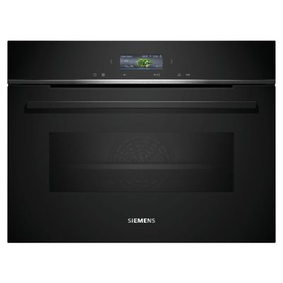 Siemens CM724G1B1B IQ700 Built in Compact Oven and Microwave Black