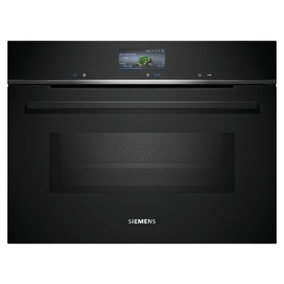 Siemens CM776G1B1B iQ700 Built-In Combination Microwave Oven - Black