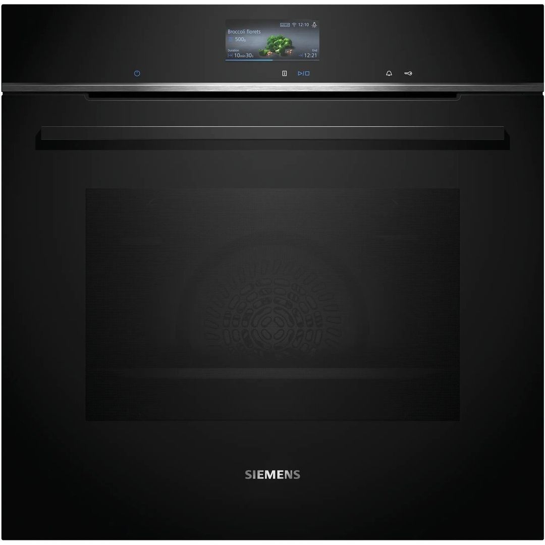 Siemens HB776G1B1B IQ-700 Pyrolytic Multifunction Single Oven - BLACK - Image 1