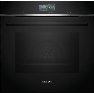 Siemens HB776G1B1B IQ-700 Pyrolytic Multifunction Single Oven - BLACK