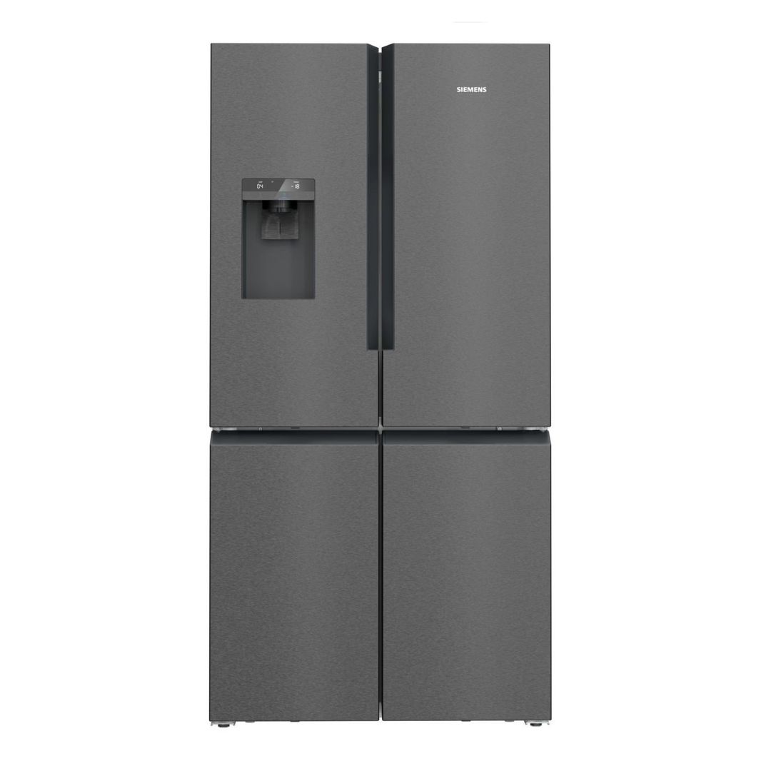 Siemens KF96DPXEA IQ-700 Four Door Fridge Freezer With Ice & Water - BLACK STEEL - Image 1