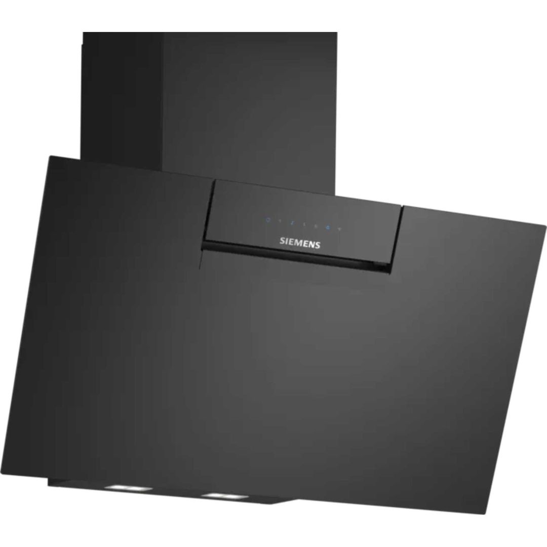 Siemens iQ300 80cm Angled Chimney Hood - Black - Image 1