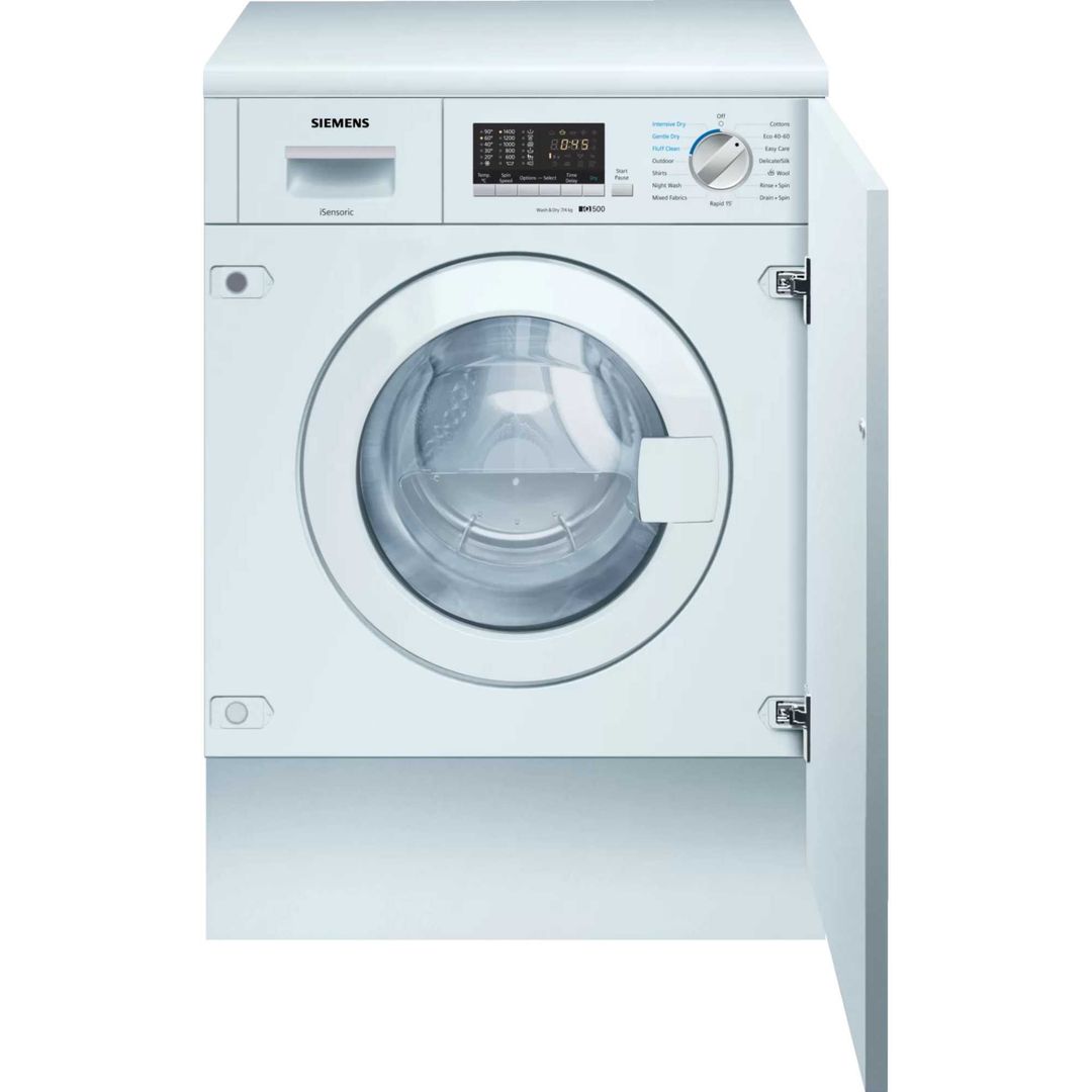 Siemens WK14D543GB 7kg/4kg IQ-500 Fully Integrated Washer Dryer - Image 1