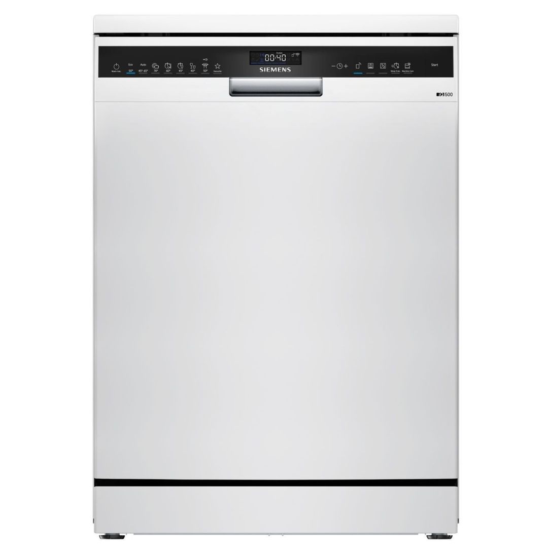 Siemens SN25EW13CE IQ-500 60cm Freestanding Dishwasher - WHITE - Image 1