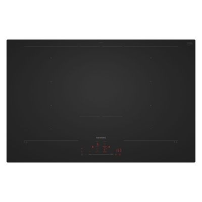 Siemens iQ700 80cm 4 Zone Induction Hob - Matt Black