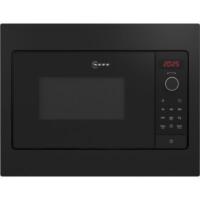 Neff HLAWG25S3B 50cm Wide N30 Built In Microwave For Wall Unit - BLACK