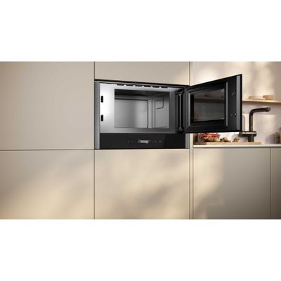 Neff NR4WR21G1B N70 Built In Microwave For Wall Unit - GRAPHITE