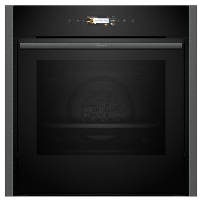 NEFF N70 Slide&Hide B54CR71G0B Electric Pyrolytic Smart Oven - Graphite, Black