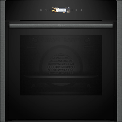 NEFF N70 Slide&Hide B54CR71G0B Electric Pyrolytic Smart Oven - Graphite, Black - Thumbnail 4