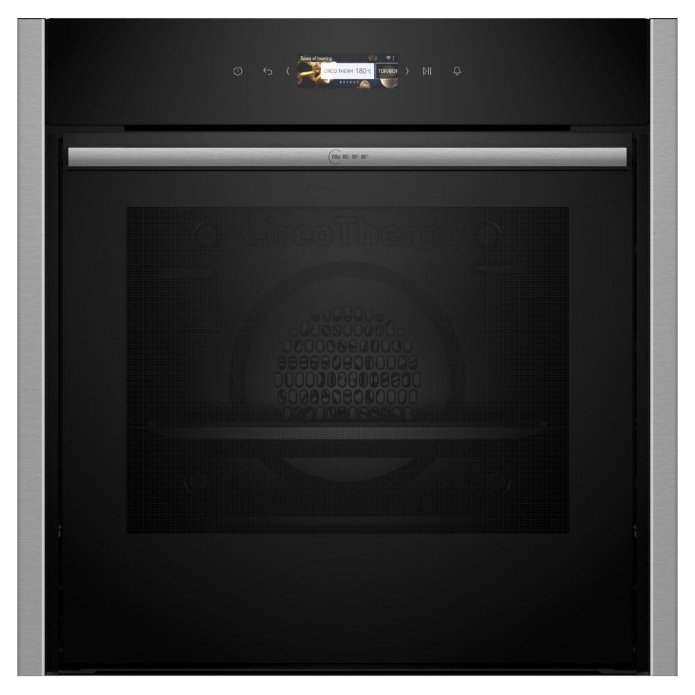 NEFF Slide&Hide N70 B54CR71N0B Electric Pyrolytic Smart Oven - Stainless Steel, Stainless Steel - Image 1