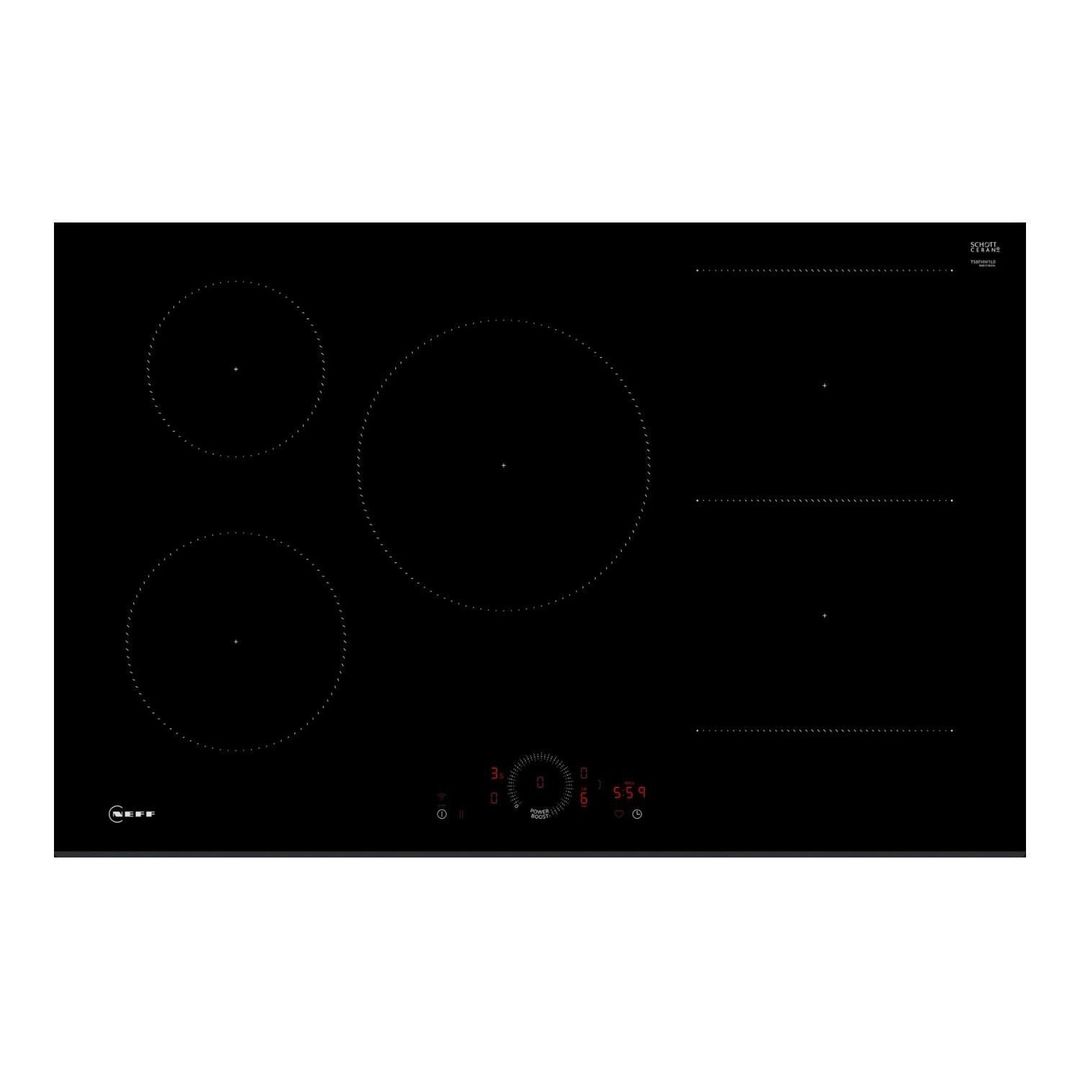 Neff T58FHW1L0 80cm N70 Frameless CombiZone Induction Hob - BLACK - Image 1
