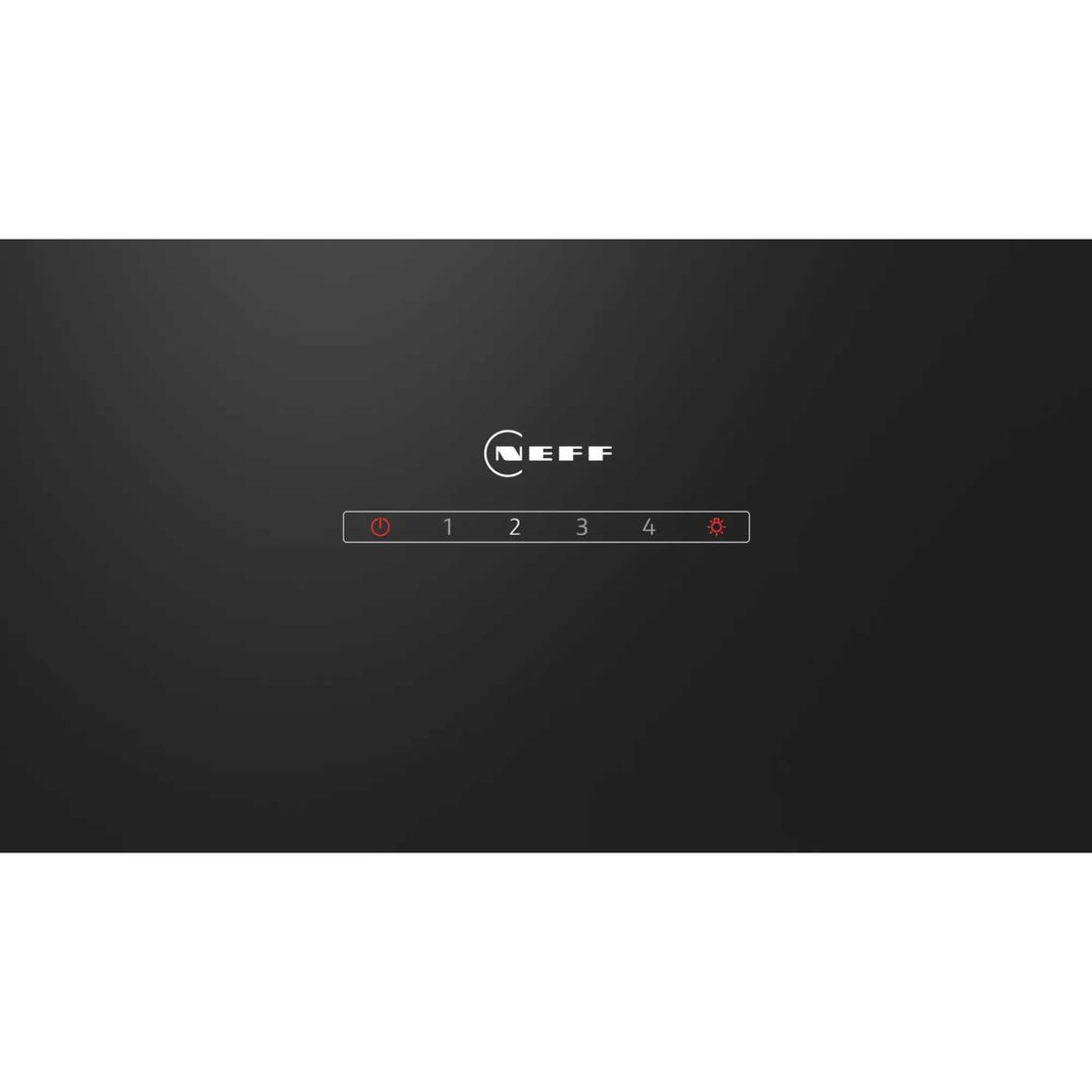 Neff D83IDK1S0B 80cm N30 Angled Chimney Hood - BLACK - Image 1