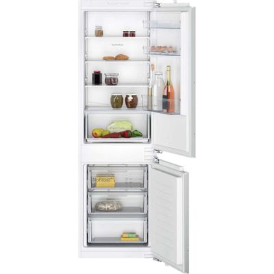 NEFF N30 KI7861FE0G Integrated 60/40 Fridge Freezer - Fixed Hinge, White