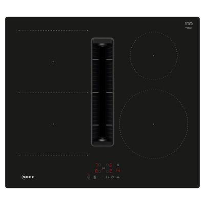 NEFF N50 Venting Hob with Touch Control Black Glass 60cm - V56NBS1L0