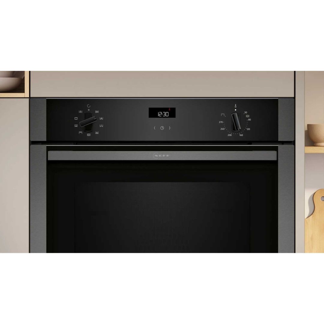 Neff N50 B1ACE4AG3B Electric Single Oven - Graphite Grey - Image 1