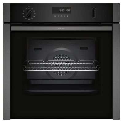 NEFF Slide&Hide N50 B6ACH7AG7B Electric Pyrolytic Smart Oven - Graphite Grey, Silver/Grey