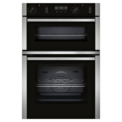 NEFF N50 U2ACH7AN7B Electric Double Pyrolytic Smart Oven - Stainless Steel, Stainless Steel