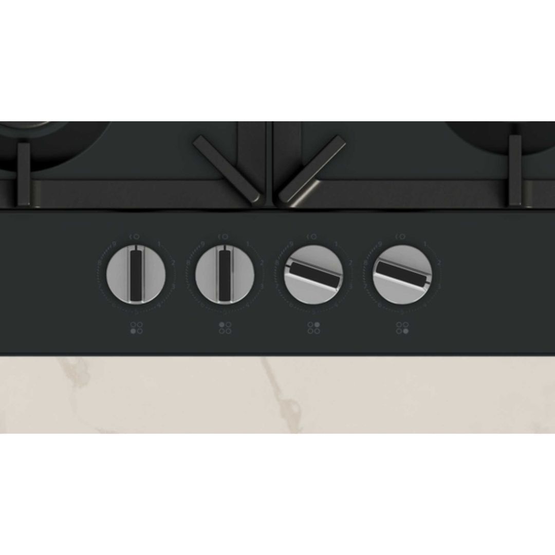 NEFF N70 T26CIP8S0 60 cm Gas Hob - Black, Black - Image 1