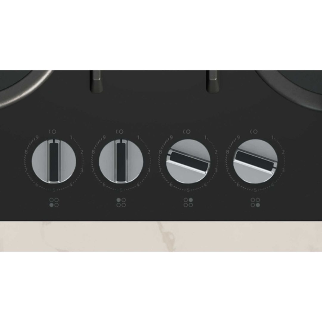 Neff N70 60cm 4 Burner Gas Hob - Black - Image 1
