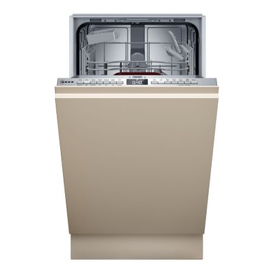 Neff N 50 Integrated Dishwasher - Smart D-rated Silver control panel