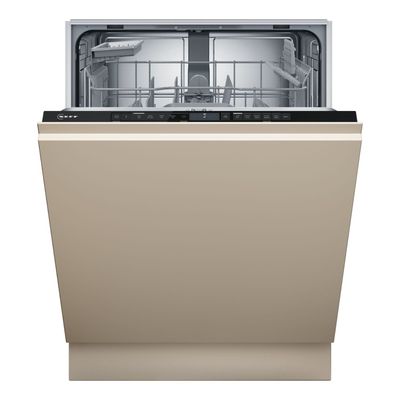 NEFF N30 S153HKX06G Full-size Fully Integrated WiFi-enabled Dishwasher, Silver/Grey - Thumbnail 2