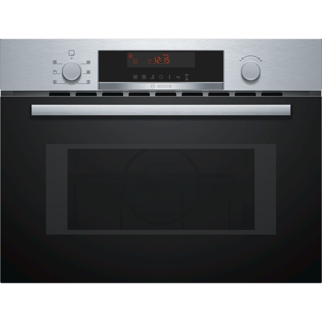 Bosch Stainless Steel Serie 4 Integrated Compact Oven & Microwave - CMA583MS0B - Image 1