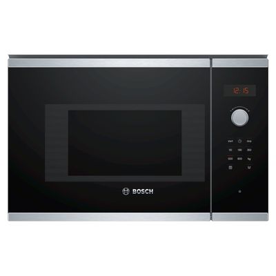 Bosch Black & Stainless Steel Serie 4 Integrated Microwave - BFL523MS0B