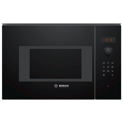 BOSCH Series 4 BFL523MB0B Built-in Solo Microwave - Black, Black