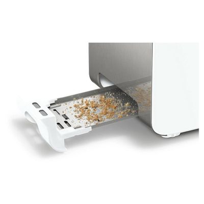 BOSCH Sky TAT7201GB 2-Slice Toaster - White, White