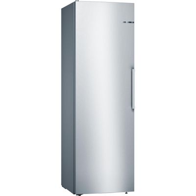 Bosch Series 4 346 Litre Upright Freestanding Fridge - Stainless Steel Look