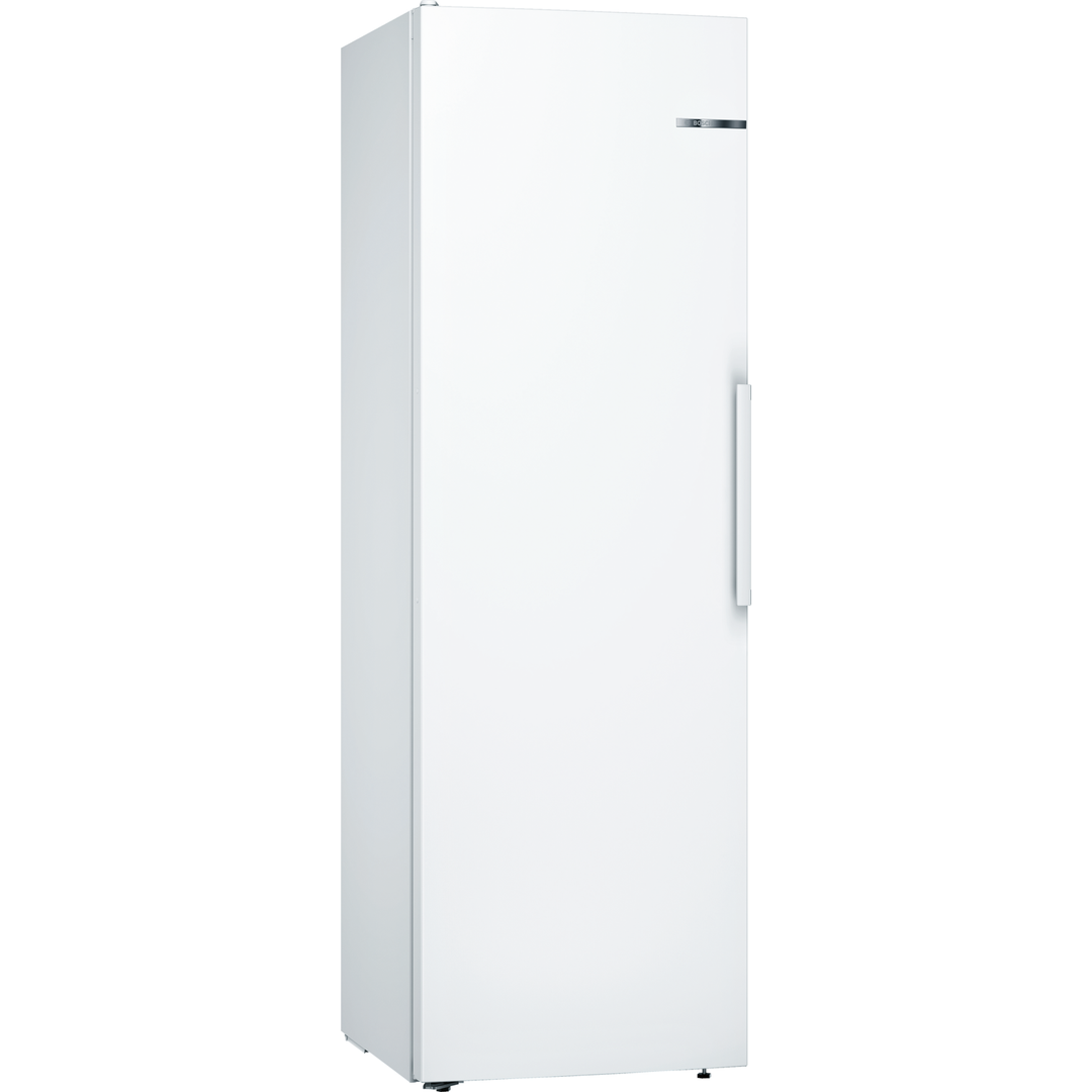 Bosch Series 4 346 Litre Upright Freestanding Fridge With VitaFresh - White - Image 1