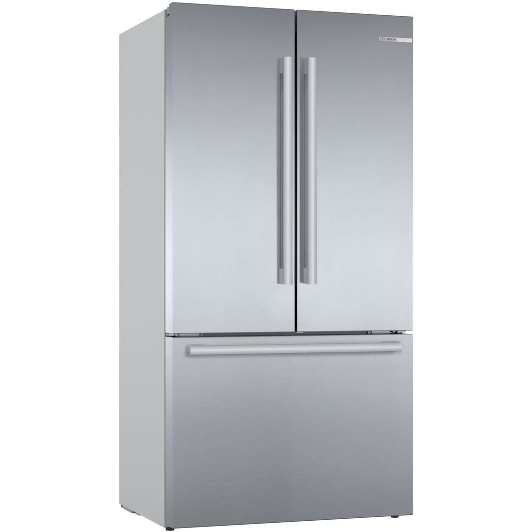 Bosch Series 8 573 Litre French Style American Freestanding Fridge Freezer - Easyclean Stainless Steel - Image 1