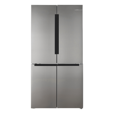 Bosch Series 4 605 Litre Four Door Freestanding Fridge Freezer - EasyClean Stainless Steel - Thumbnail 2