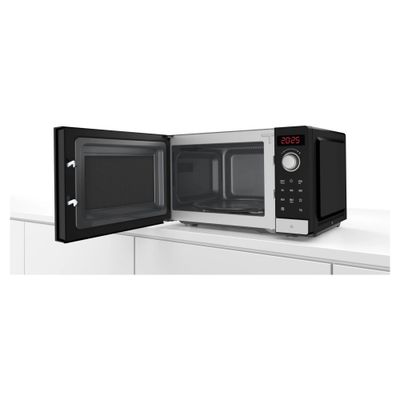 Bosch Series 2 20L 800W Digital Freestanding Solo Microwave - Stainless Steel
