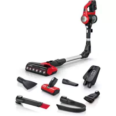 Bosch BCS71PETGB stick vacuum/electric broom 2-in-1 stick vacuum Battery Dry Bagless Black Red