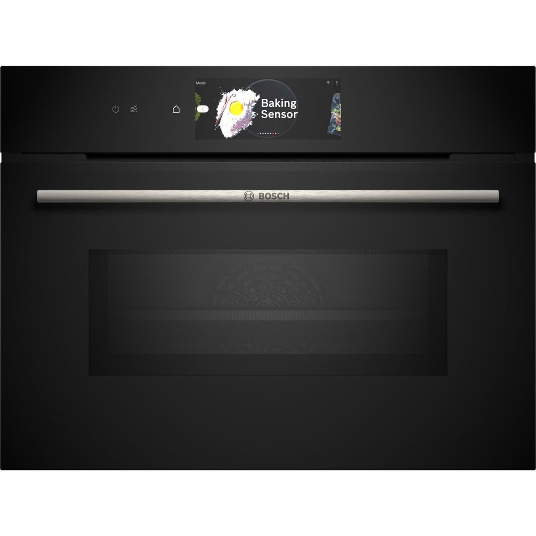 BOSCH CMG778NB1 Built-in Compact Oven with Microwave - Black, Black - Image 1